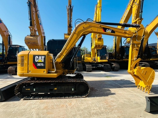 0.33 CBM CAT 307E2 Подержанная гусеничная экскаватор Япония Сделана Подержанная Crawler экскаватор 7 тонн Строительная техника