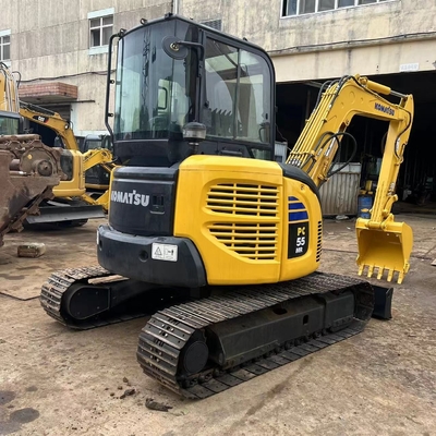 5 тонн мини экскаватор оригинальный использованный Komatsu PC55MR-2 PC50MR-2 Crawler экскаватор подержанный экскаватор строительные машины
