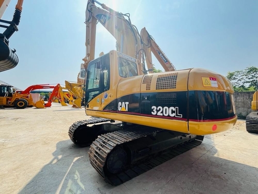 Подержанный 20-тонный экскаватор использованный CAT 320CL Caterpillar Crawer Excavator