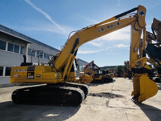 20 тонн 100% подержанный экскаватор Komatsu PC200-8 Использованный экскаватор Original Japan Komatsu SAA6D107E-1