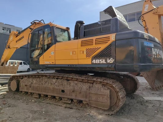 48 тонн оригинальный вторая рука Hyundai R485LVS Crawler экскаватор использованный Hyundai Digger для продажи