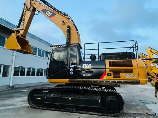 Оригинальный экскаватор CAT 336D вторая рука, Caterpillar Использованный экскаватор 36 тонн строительное оборудование