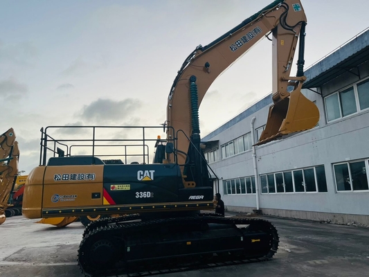 Оригинальный экскаватор CAT 336D вторая рука, Caterpillar Использованный экскаватор 36 тонн строительное оборудование
