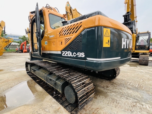 22 тонны подержанный Hyundai Digger оригинальный подержанный Hyundai R220LC-9S Crawler Excavator