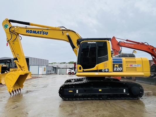 Вторая рука Komatsu PC220-8 экскаватор для копания Япония 22 тонны экскаватор PC220-7 PC200-8